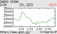 芸能証券 千葉紗子